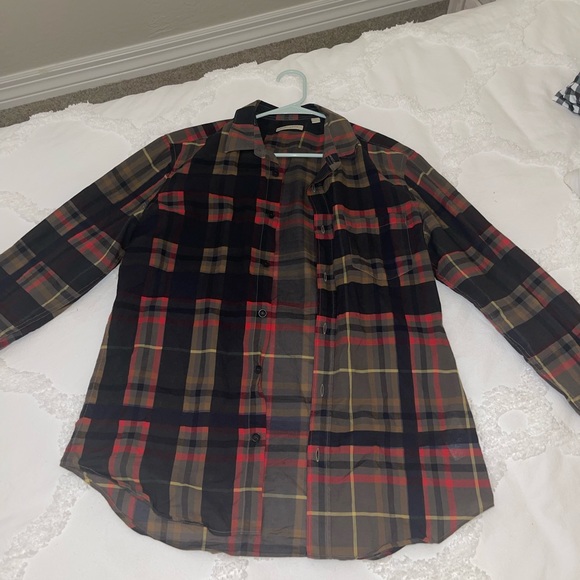 Burberry Brit slim fit button down shirt. I would say like an autumn color. - Picture 3 of 5